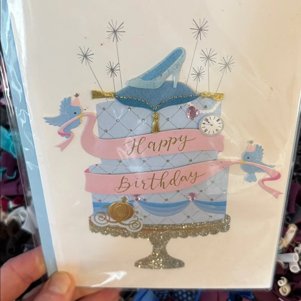 🆕Disney/Papyrus “Princess” Birthday Greeting Card